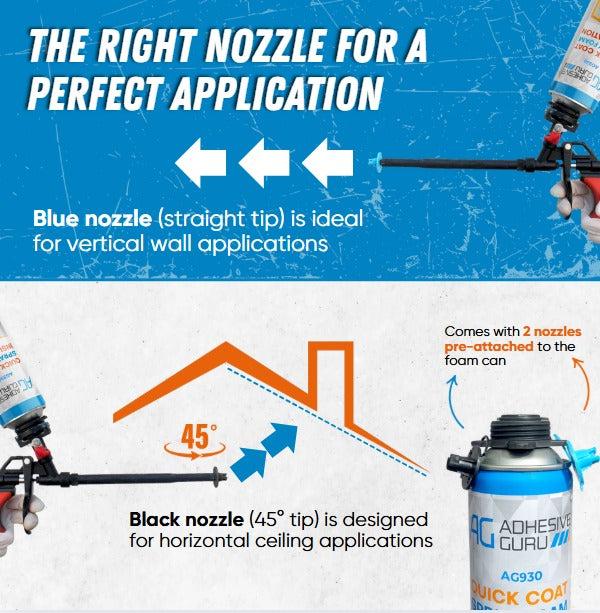 Polyurethane Insulation Spray Foam Set （12/18/24/60 Pack)