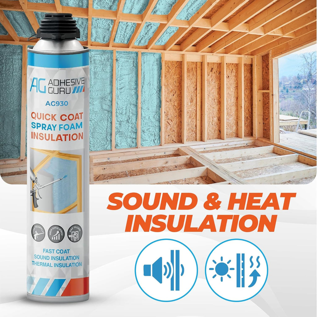 Polyurethane Insulation Spray Foam Set （12/18/24/60 Pack)